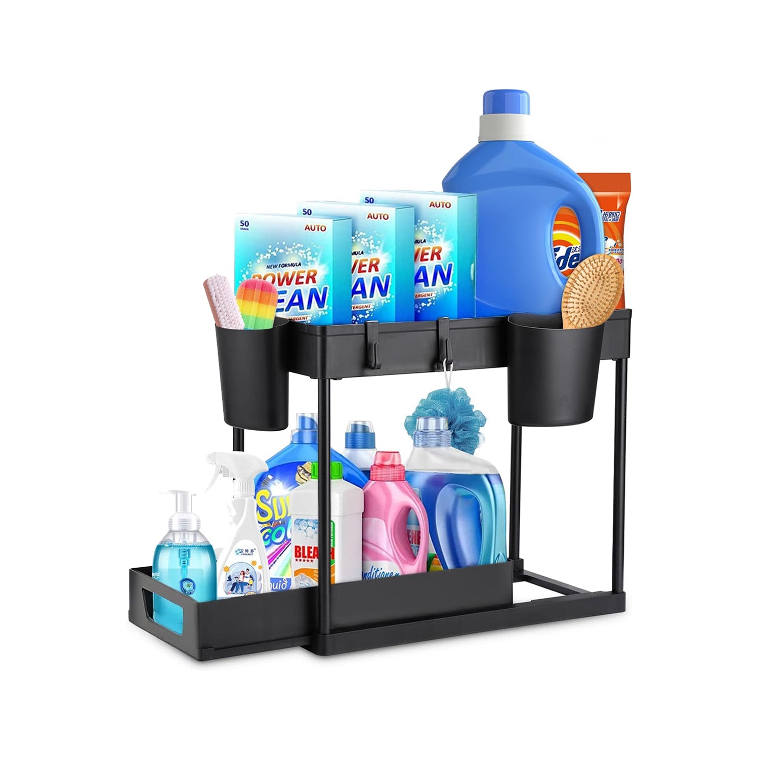 Mehrzweck-Organizer 40x21,5x37 cm mit Regalböden und inklusive Zubehör