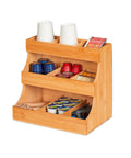 Vielseitiger Organizer aus Bambusholz – 9 Fächer mit stabilem Design