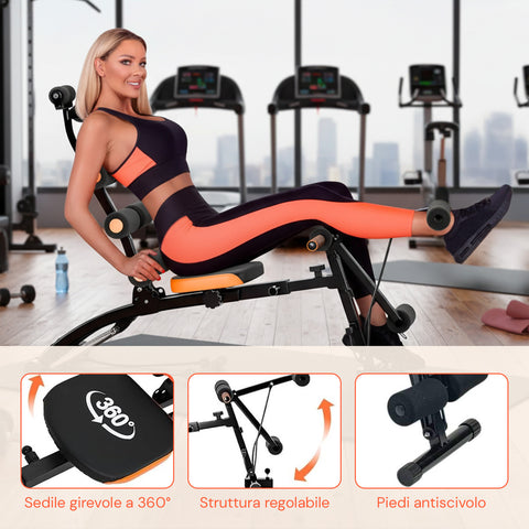 Multifunktionale, klappbare Trainingsbank 22-in-1 – Training für Bauch, Arme und Beine