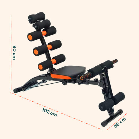 Multifunktionale, klappbare Trainingsbank 22-in-1 – Training für Bauch, Arme und Beine