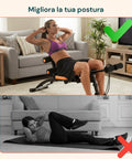 Multifunktionale, klappbare Trainingsbank 22-in-1 – Training für Bauch, Arme und Beine