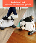 2-in-1-Pedaltrainer für Arme und Beine, ideal für Fitness zu Hause und im Büro mit umfassendem Training