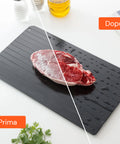Auftautablett ohne Strom für Fleisch, Fisch und Gemüse, ohne Backofen