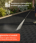 Set mit 50 Klickfliesen – Rutschfest und drainagefähig, 29,5x29,5 cm
