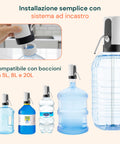 Elektrische USB-Wasserspenderpumpe für Wasserflaschen – kompatibel mit 5/8/20 l