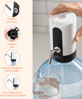 Elektrische USB-Wasserspenderpumpe für Wasserflaschen – kompatibel mit 5/8/20 l