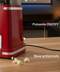 Popcornmaschine mit Heißluft 1200 W – Kompakt und leistungsstark, in 3 Minuten fertig