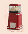 Popcornmaschine mit Heißluft 1200 W – Kompakt und leistungsstark, in 3 Minuten fertig