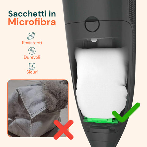 Kompatible VK200-Mikrofaserbeutel – 6 Stück passend für Vorwerk