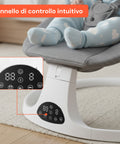 Multifunktionale Babywippe – Intelligente Schaukel mit Musik und Spielzeug