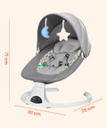 Multifunktionale Babywippe – Intelligente Schaukel mit Musik und Spielzeug