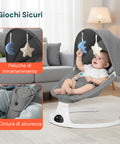 Multifunktionale Babywippe – Intelligente Schaukel mit Musik und Spielzeug