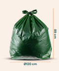 Müllbeutel mit Zugband, 10er-Set, 50 l