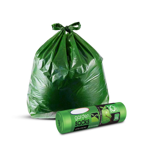 Müllbeutel mit Zugband, 10er-Set, 50 l