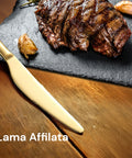 Sibilla-Besteck – 16-teiliges Set aus elegantem, glänzend goldfarbenem Edelstahl