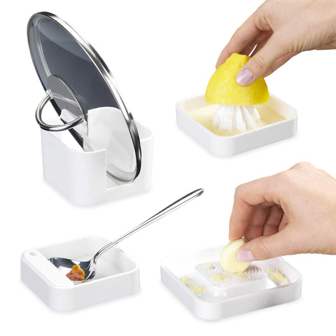 4-in-1-Küchenset für Lebensmittel, Weiß