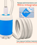 Tragbare Campingdusche 5200 mAh - 120 Min. Betriebszeit und USB-Ladefunktion