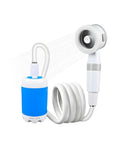 Tragbare Campingdusche 5200 mAh - 120 Min. Betriebszeit und USB-Ladefunktion