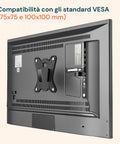 Wandhalterung für LED-/LCD-/Plasma-TV von 13” bis 32” Schwarz – Max. Traglast 15 kg