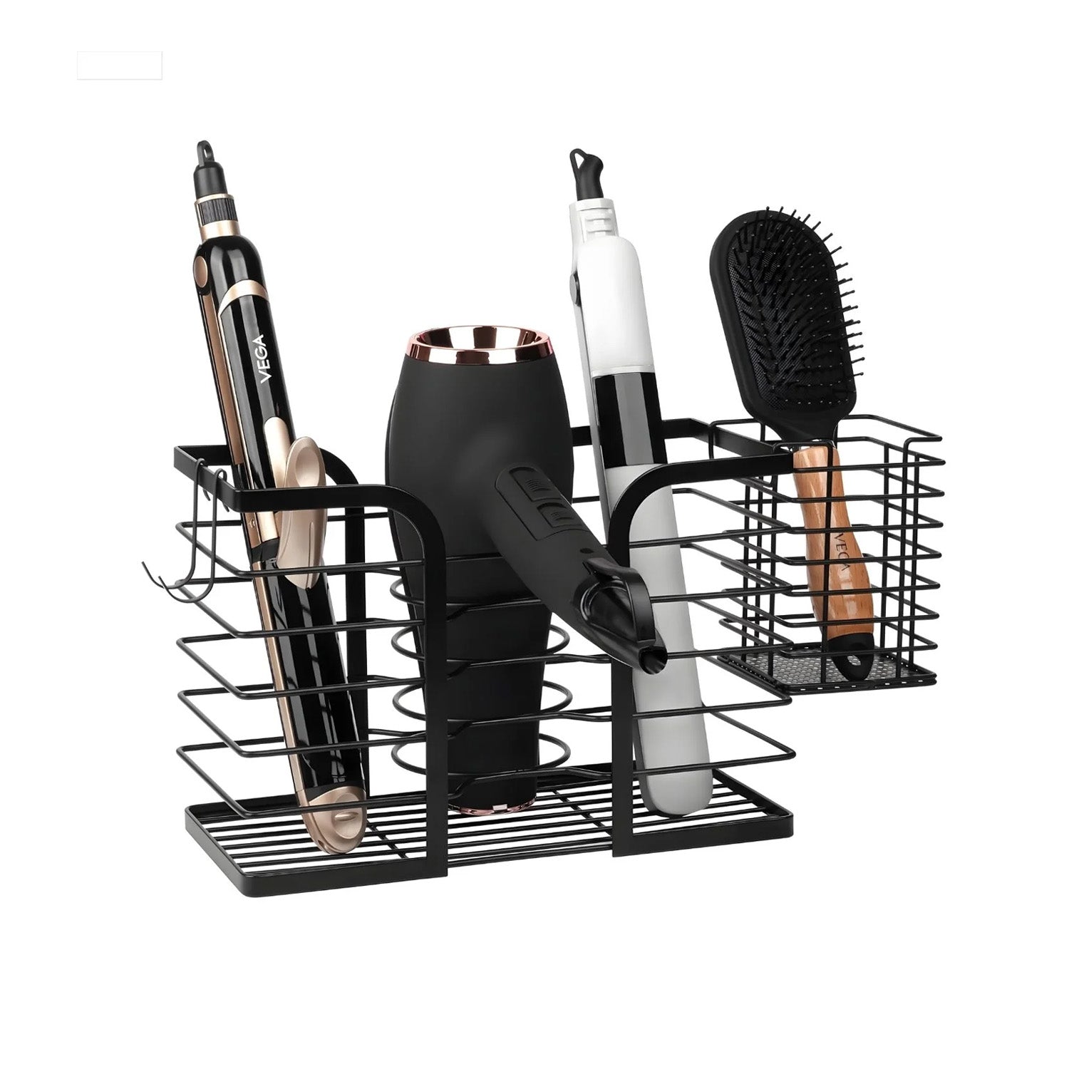 Wandhalterung für Haartrockner, Glätteisen und Beauty-Produkte, ohne Bohren