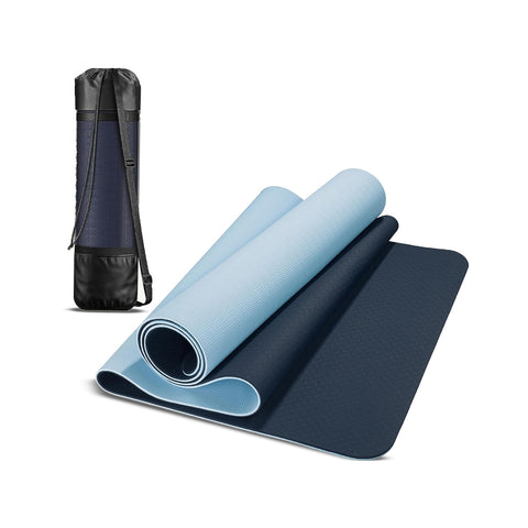 Rutschfeste Yoga- und Pilatesmatte – TPE mit Tragegurt