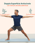 Rutschfeste Yoga- und Pilatesmatte – TPE mit Tragegurt