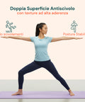 Rutschfeste Yoga- und Pilatesmatte – TPE mit Tragegurt