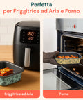 Antihaftende AirFry-Backform ohne PFOA für Heißluftfritteuse und Backofen