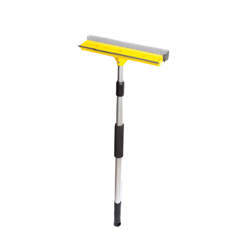 Fensterabzieher 24 cm mit ausziehbarem Griff – Fensterwischer aus PP und Aluminium 79–120 cm