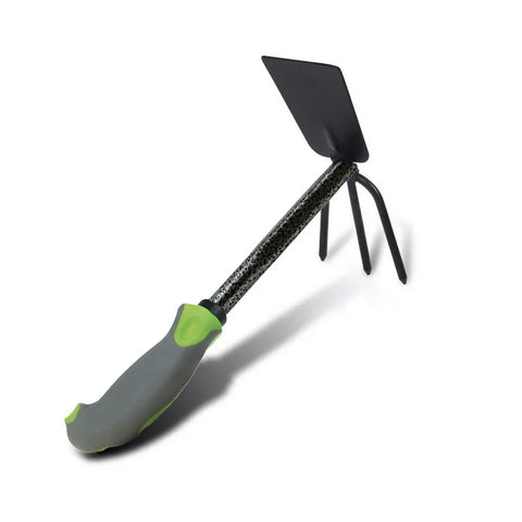 Gartenhacke/-rechen aus Stahl, 31 cm