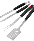Komplettes Grillbesteck-Set aus hochwertigem Stahl, robust und langlebig für perfektes Grillen