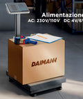 Daimann-Waage mit AC 230 V/110 V- und DC 4 V/6 V-Stromversorgung für den Einsatz im Industrielager, vielseitig und zuverlässig