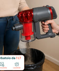 Staubsauger mit abnehmbarem und waschbarem 1-Liter-Behälter, einfaches und praktisches Entleeren für ein hygienisches Auffangsystem