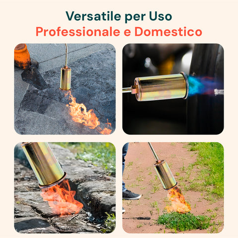 Gasbrenner 60 cm mit Ø45-mm-Brenner und Schnellhebel für den professionellen Einsatz