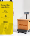 Elektronische Waage mit faltbarem Gestell