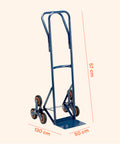 Treppen-Transportwagen mit einer maximalen Tragfähigkeit von 120 kg, blau