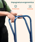 Treppen-Transportwagen mit einer maximalen Tragfähigkeit von 120 kg, blau