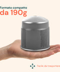 Kompaktes 190-g-Format, leicht im Rucksack und in Reisetaschen zu transportieren, leichte und handliche Gaskartusche