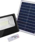 Komplettset LED-Solarstrahler mit Photovoltaikpanel, Fernbedienung und energieeffizienter Beleuchtung - Nachhaltige Lösung für Gärten und Terrassen