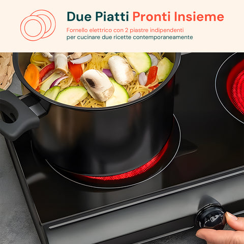 Kocher mit Infrarottechnologie für maximale Energieeffizienz und gesünderes, kontrollierteres Kochen ohne Wärmeverluste