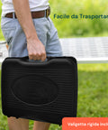 Tragbarer Gaskocher 2,2 kW mit Piezozündung und Koffer für den Außenbereich