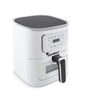 Heißluftfritteuse 7,5 l, 1600 W, weiß, digital, LED-Display, 60-Minuten-Timer, 4 Garfunktionen, spülmaschinengeeignete Teile, EAN-8051597871155