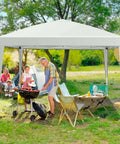 Pavillon 3 x 3 m mit Rohrgestell aus lackiertem Stahl, wasserdichter, UV-beständiger weißer Abdeckung, EAN 8023755047634