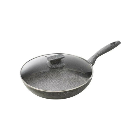 Induktionspfanne mit Glasdeckel 24cm