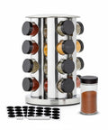 avilia home drehbarer Gewürzhalter 360 für die Küche mit 16 Gläsern inklusive EAN 8052879010859