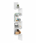 avilia home weißes Eckregal mit 5 platzsparenden Ablagen für den Haushalt EAN 8052879010606