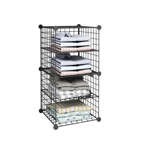 Modulares Gitterregal – 4 Ablagen, vielseitiger und robuster Organizer