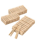 avilia home Set mit 100 Mehrzweckklammern aus Holz mit Stahlfeder EAN 8052879010712