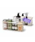 Avilia Home Set mit 2 magnetischen Mehrzweckkörben aus Stahl, platzsparender Gitter-Organizer ohne Bohren, maximale Tragkraft 5 kg EAN 8052879011979