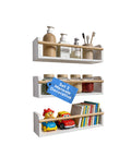 avilia home set 3 Wandregale für Kinder aus robustem Holz 40x12 cm Tragfähigkeit 3kg ean 8052879011672